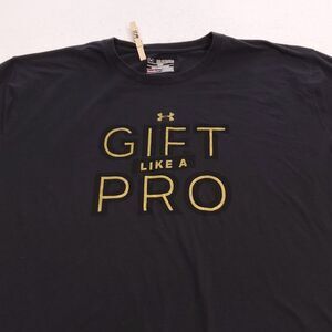 Under Armour Casual Graphic Short Sleeve T-Shirt Adult Mens Size 2XL Black